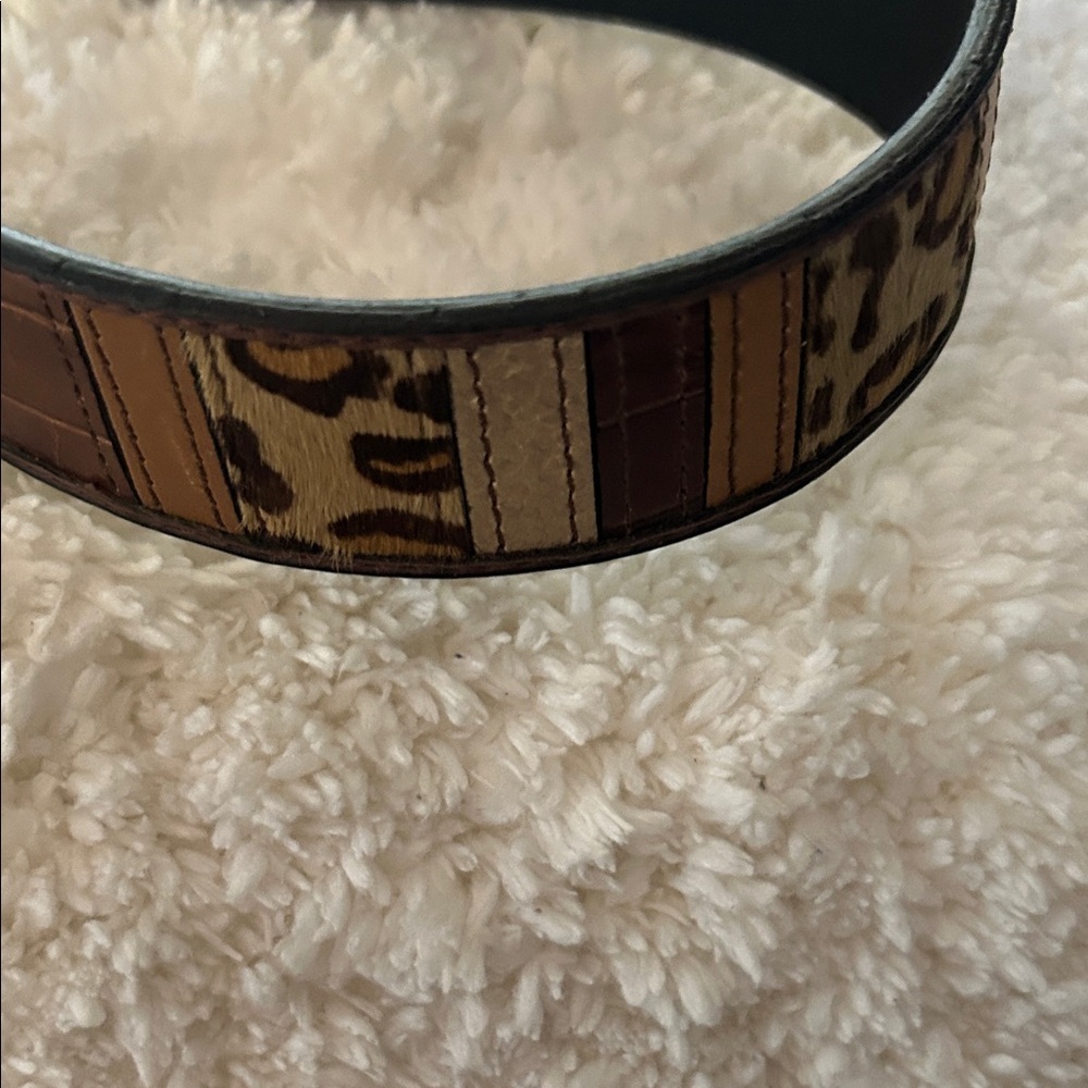 Fossil Women's Multicolor Leather Belt - Picture 3 of 5